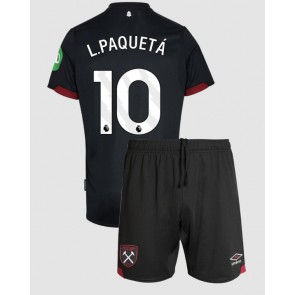 West Ham United Lucas Paqueta #10 Gostujuci Dres za Dječji 2024-25 Kratak Rukavima (+ kratke hlače)